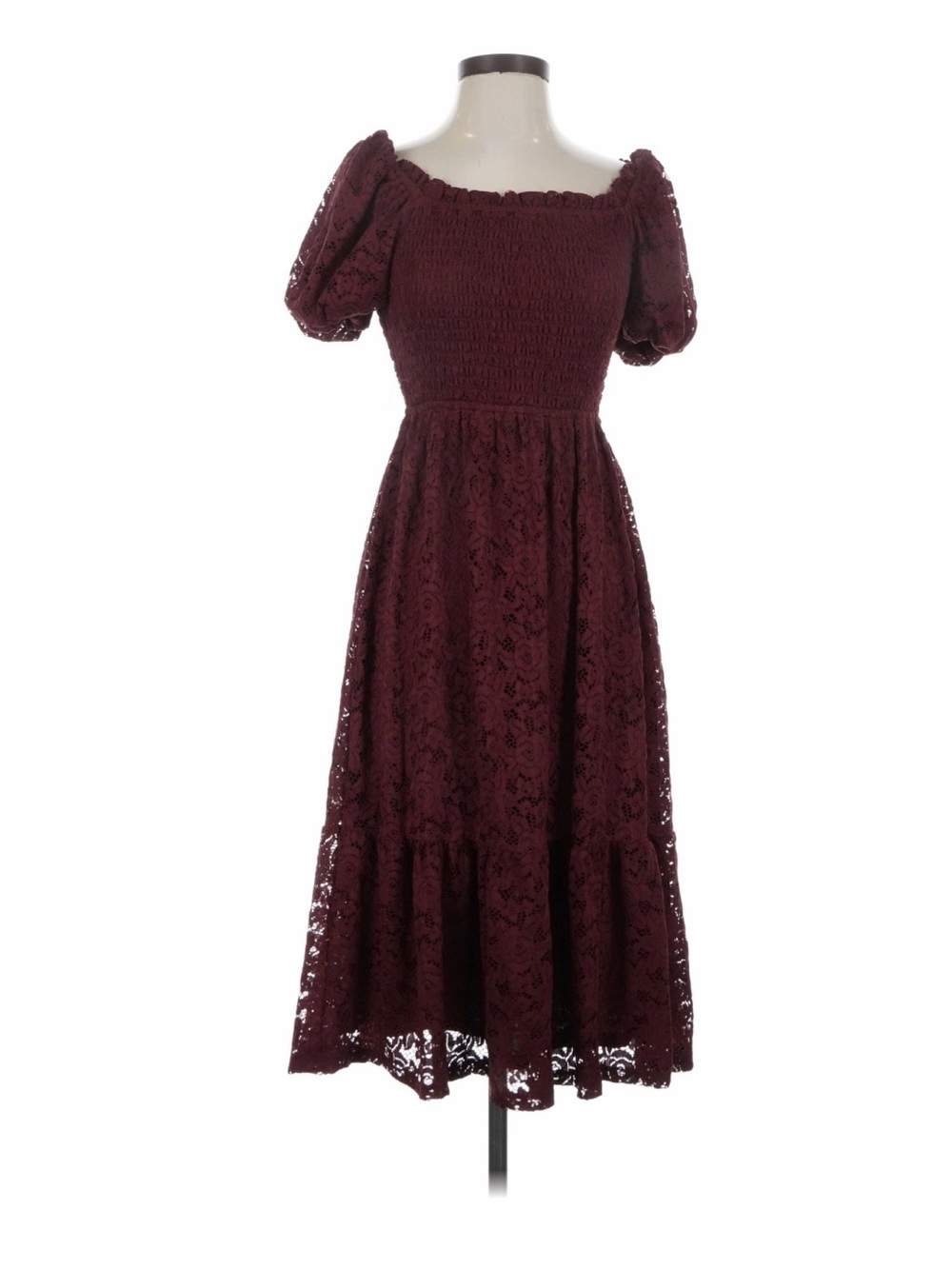 Lauren Conrad Lace Midi Dress